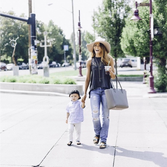 NEW Little Unicorn Brookside Tote Black- diaper bag - Picture 2 of 6